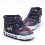 Baby Boys High Top Style Soft Baby Shoes - DestinationBaby