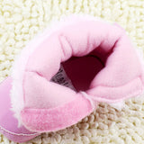 Baby Bowknot Soft and Warm Fleece Boots with Fur. Winter Shoes - DestinationBaby