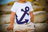 Anchor Themed Baby Onesie Sleeper Romper - DestinationBaby