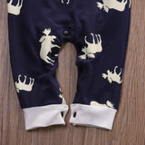 ( Dont Moose with Me! ) Moose Themed Romper Onesie Sleeper - DestinationBaby