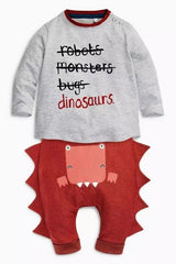 Adorable "Dinosaurs" Shirt and Pants Set - DestinationBaby