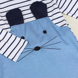 Adorable Mouse Long Sleeve or Short Sleeve Dress/ Shirt. Knee Length - DestinationBaby