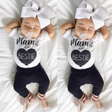 (Mama is my Bestie ) Set. Includes Shirt and Pants - DestinationBaby