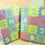 36pcs Alphabet and Numbers Baby Blocks and Mat - DestinationBaby