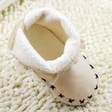 Baby Fringe Paw Print Soft Shoes Boots - DestinationBaby