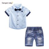 "Aint no mama" Boys Denim Jeans and Shirt Set - DestinationBaby