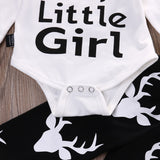 (Daddy's little girl) Deer/hunting Themed 3 Piece Set. Onesie/Romper Pants and Hat - DestinationBaby