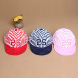 Baby Girls Boys Striped Casquette Baseball Hat. (New York Way Out) - DestinationBaby