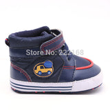 Baby Boys High Top Style Soft Baby Shoes - DestinationBaby