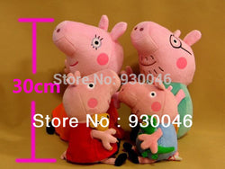 4 Piece Plush Peppa Pig Family Set - DestinationBaby