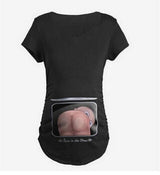 (Buns In The Oven) Maternity T Shirt. - DestinationBaby